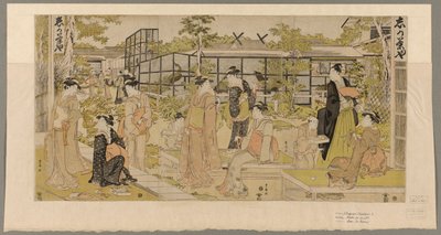 Kacho chaya door Utagawa Toyokuni I
