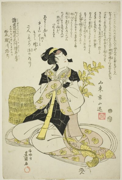 Herdenkingsportret van de Acteur Segawa Roko IV door Utagawa Toyokuni I
