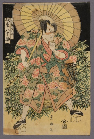De acteur Bando Yasosuke door Utagawa Toyokuni I