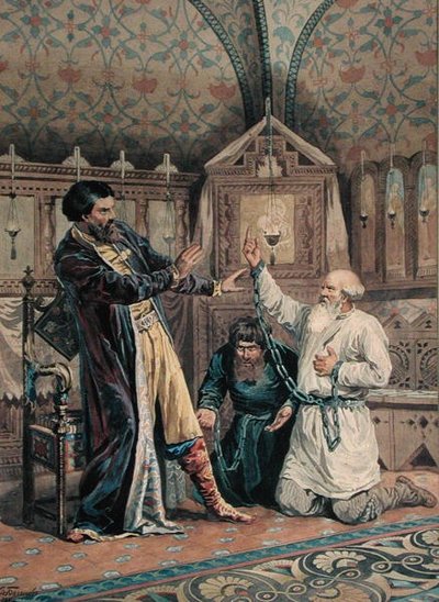 Een Bojarenhof door V Belousov