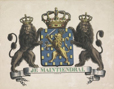 Wapen van het Koninkrijk der Nederlanden, 1815 door V. Labargé