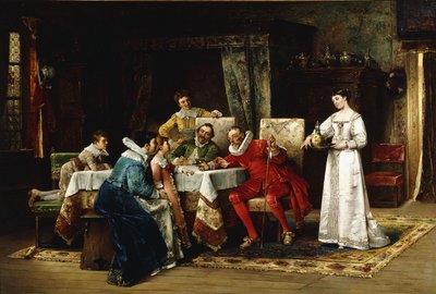 De bezoekende oom door Vaclav Brozik