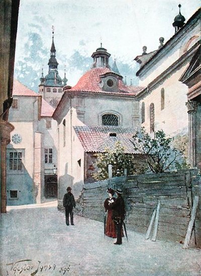 Jirska Ulice, Praag, illustratie uit 