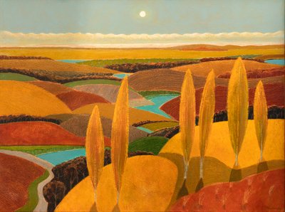 Poplar Hill In Dunes door Vadym Vaskovsky