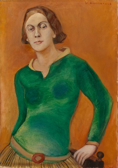 Portret van Sylvi Kunnas door Väinö Kunnas