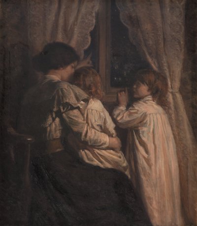 De kinderen zeggen welterusten tegen hun sterren door Valdemar Irminger