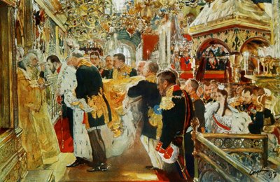 Keizer Nikolai Aleksandrovich door Valentin Aleksandrovich Serov