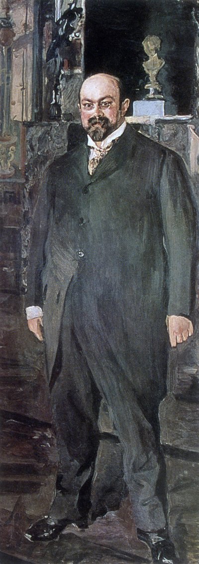 Mikhail Abramaovich Morozov door Valentin Aleksandrovich Serov