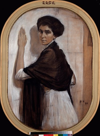 Portret van gravin Sofia Olsuphyeva door Valentin Aleksandrovich Serov