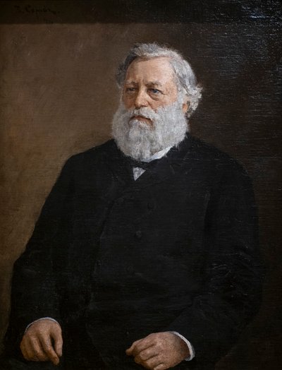 Portret van Timofei Savvich Morozov door Valentin Aleksandrovich Serov