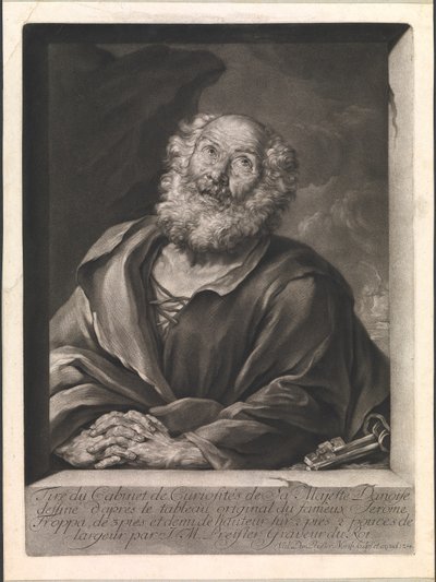 De berouwvolle Petrus door Valentin Preisler