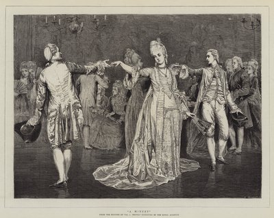 Een menuet door Valentine Cameron Prinsep