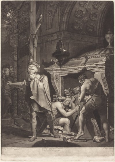 Miravan Opent het Graf van Zijn Voorouders, 1772 door Valentine Green