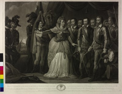Koningin van Engeland Elisabeth I door Valentine Green