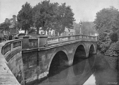 Leamington Brug, c1896 door Valentine and Sons Ltd