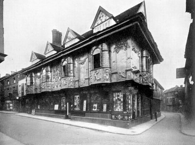Oud huis, Ipswich, Suffolk, Engeland, 1924-1926 door Valentine and Sons Ltd