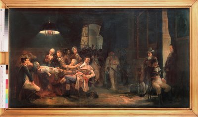 Nacht van de 9 Thermidor jaar II (27 juli) door Valeri Ivanovich Jacobi