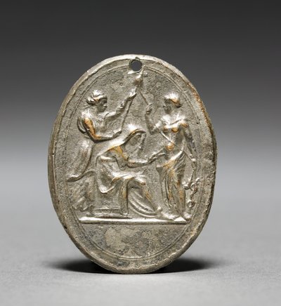De Drie Schikgodinnen, begin 1500s of later door Valerio Belli