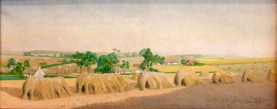 Landschap bij Ingooigem door Valerius de Saedeleer