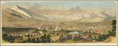 1863 uitzicht Salt Lake City door Various