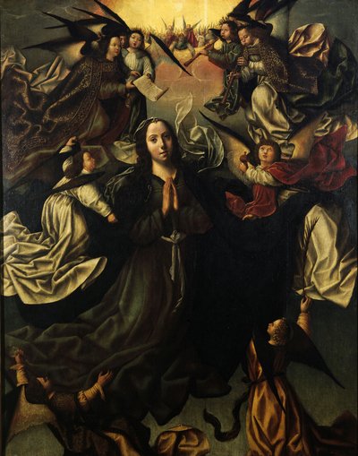 De Tenhemelopneming van de Heilige Maagd Maria door Vasco Fernandes