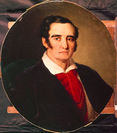 Portret van de schilder Giuseppe Angiolo Artari door Vasili Andreevich Tropinin