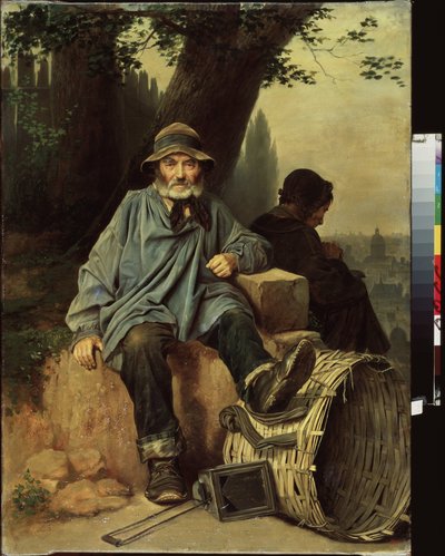 Kringloopwinkels in Parijs (Frankrijk) door Vasili Grigorevich Perov