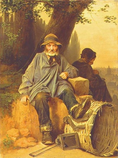 De Parijse voddenman door Vasili Grigorevich Perov