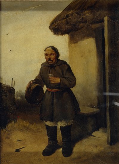 In de taverne, 1836-1837 door Vasili Ivanovich Shternberg