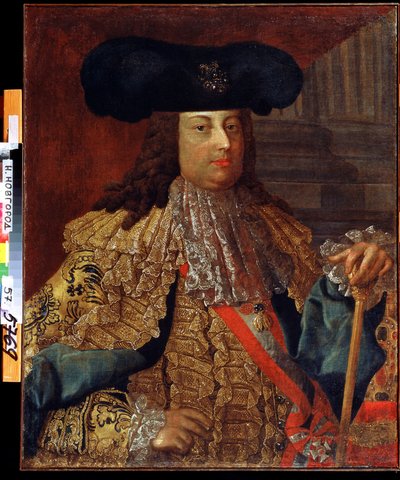 Portret van keizer Frans I van Oostenrijk (1708-1765). door Vasili Kozmich Berezin