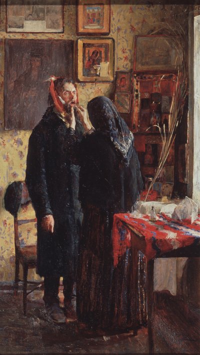 Bij de tandarts door Vasili Nikitich Meshkov