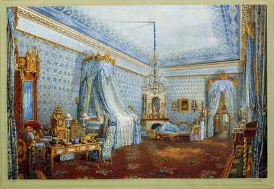 De kamer in het Ioesoepov-paleis in Sint-Petersburg door Vasili Semenovich Sadovnikov