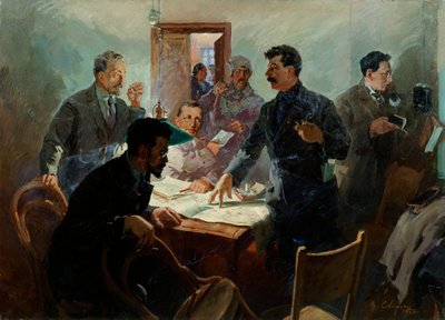 De staf van de Oktoberrevolutie door Vasili Svarog