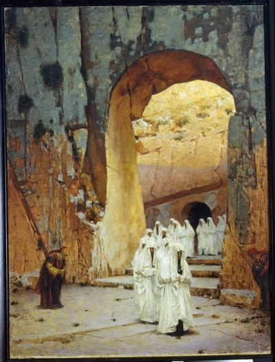 In Jeruzalem. Het koninklijke graf van Juda door Vasili Vasilievich Vereshchagin