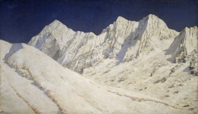 India. Sneeuw op de Himalaya, 1874-1876 door Vasili Vasilievich Vereshchagin