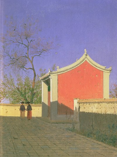 Vergaderhuis van de Solones, Ak-Kent, 1869-70 door Vasili Vasilievich Vereshchagin