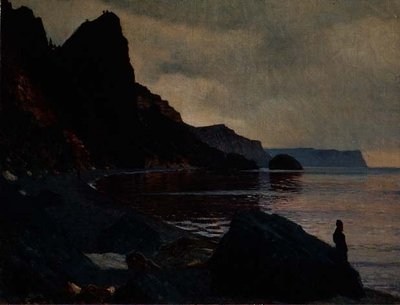 Bij het klooster van St. George, Krym, Oekraïne door Vasili Vasilievich Vereshchagin
