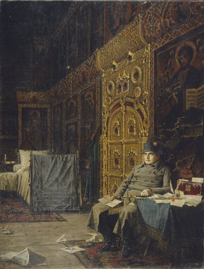 Onderweg. Slecht nieuws uit Frankrijk, 1899-1900 door Vasili Vasilievich Vereshchagin