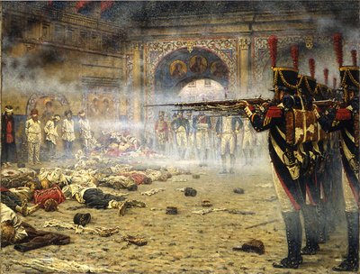 De Fransen in Moskou, 1897-1898 door Vasili Vasilievich Vereshchagin