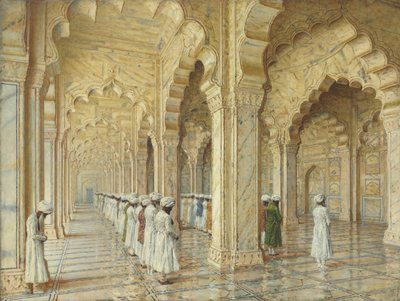 De Parelmoskee in Agra door Vasili Vasilievich Vereshchagin
