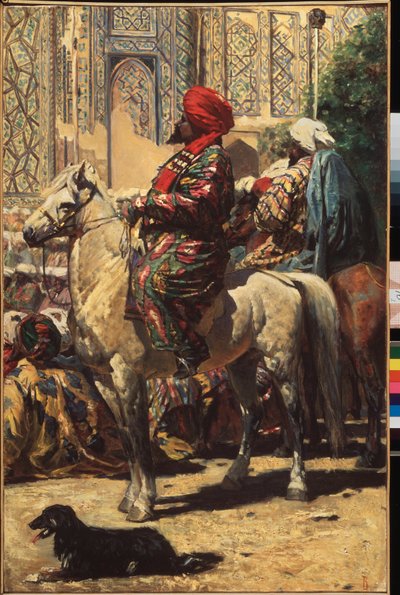 Een ruiter in Samarkand door Vasili Vasilievich Vereshchagin