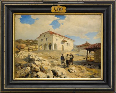 Een Kerk op de Balkan, 1877 door Vasilij Dmitrievich Polenov