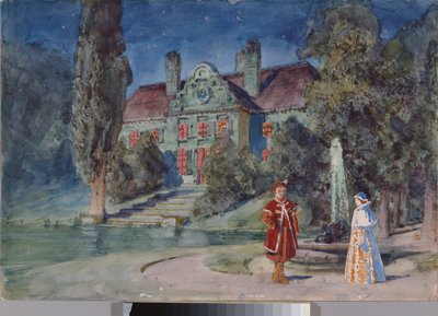 Decor voor de opera 