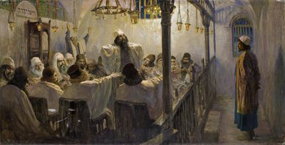 Hij is schuldig aan de dood! door Vasilij Dmitrievich Polenov