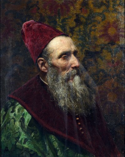 Portret van een Venetiaanse Doge door Vasilij Dmitrievich Polenov