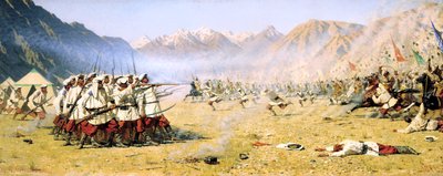 Een plotselinge aanval door Vasily Vereshchagin