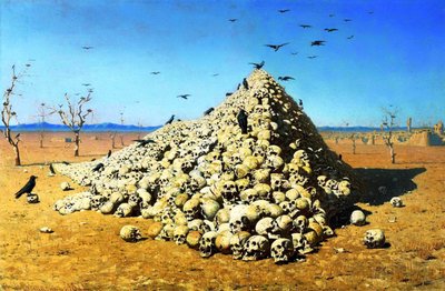 Apotheose van de oorlog, 1871 door Vasily Vereshchagin