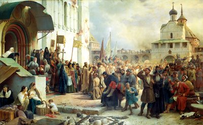Het beleg van de Trinity Sergius Lavra in Sergiev Posad, 1891 door Vasily Vereshchagin