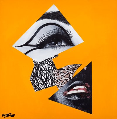 Jez (ook bekend als She Got The Jazz), 2014 (Acryl op doek) door Vaskeen Vaskeen