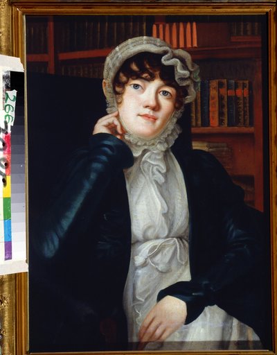 Portret van de dichteres Karolina Pavlova door Vassily Fyodorovich Binemann